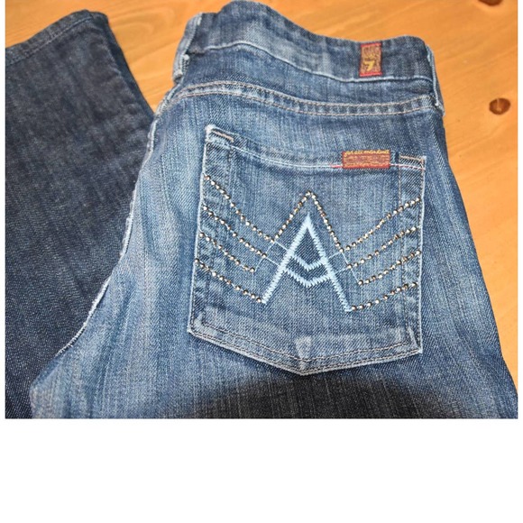 Seven For All Mankind, 7, A-Pocket Jeans, Size 28, LN, Embroidered Pockets - Picture 2 of 5